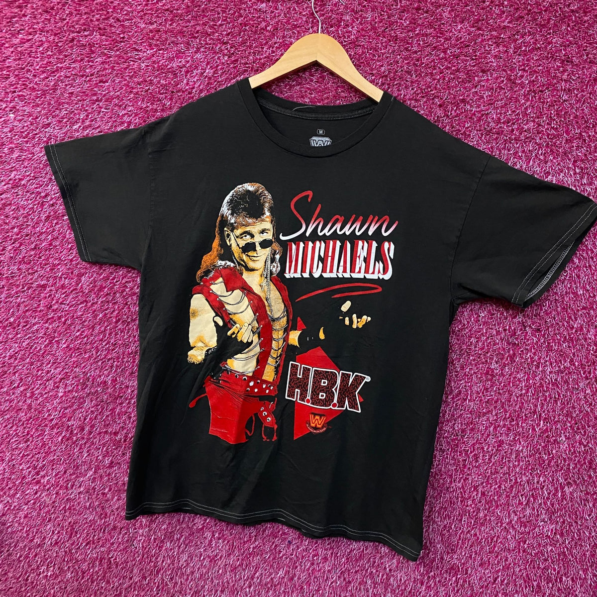 WWE Shawn Michaels (HBK) Graphic T-Shirt Medium