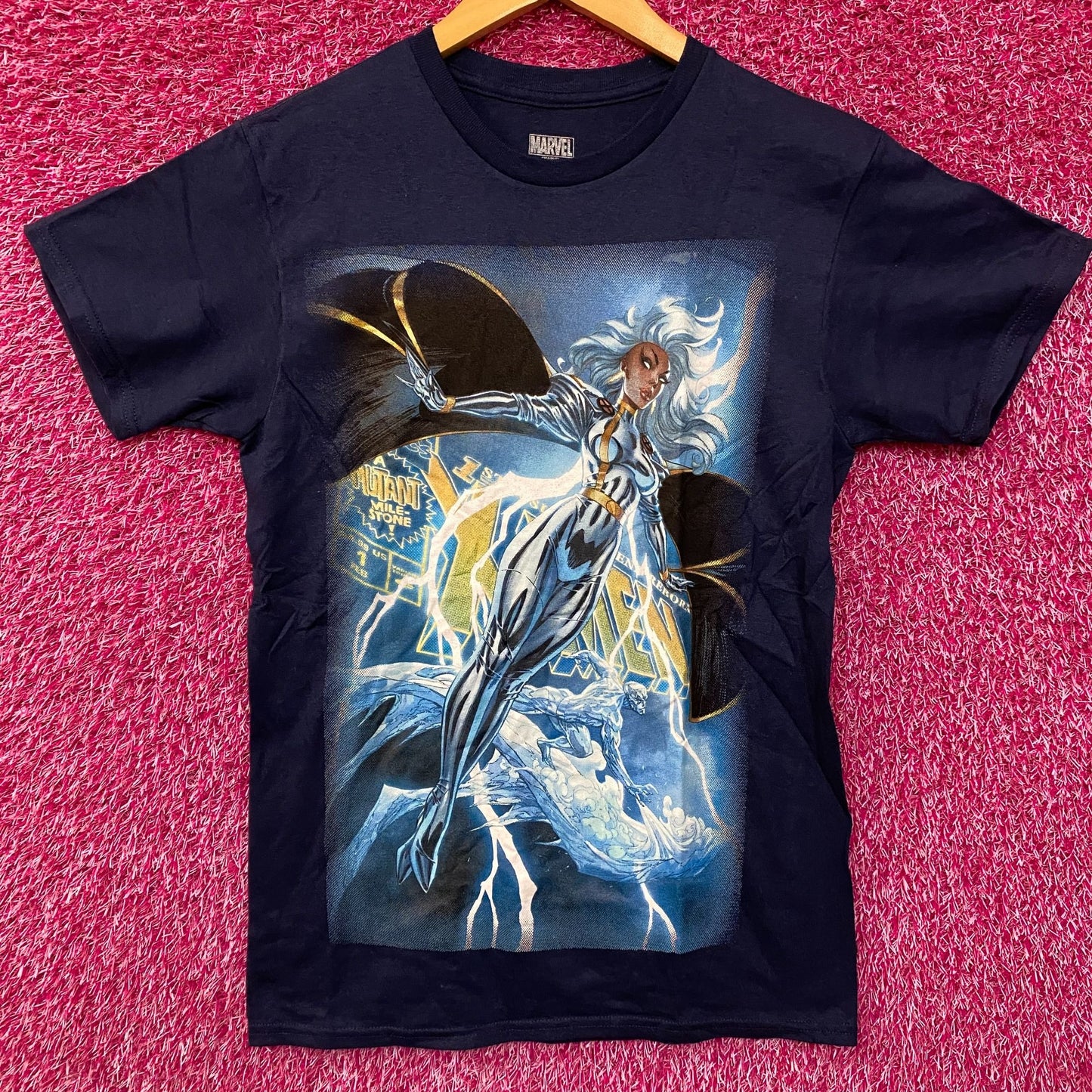 X-Men Uncanny Storm And Ice Man Marvel Comics T Shirt Small