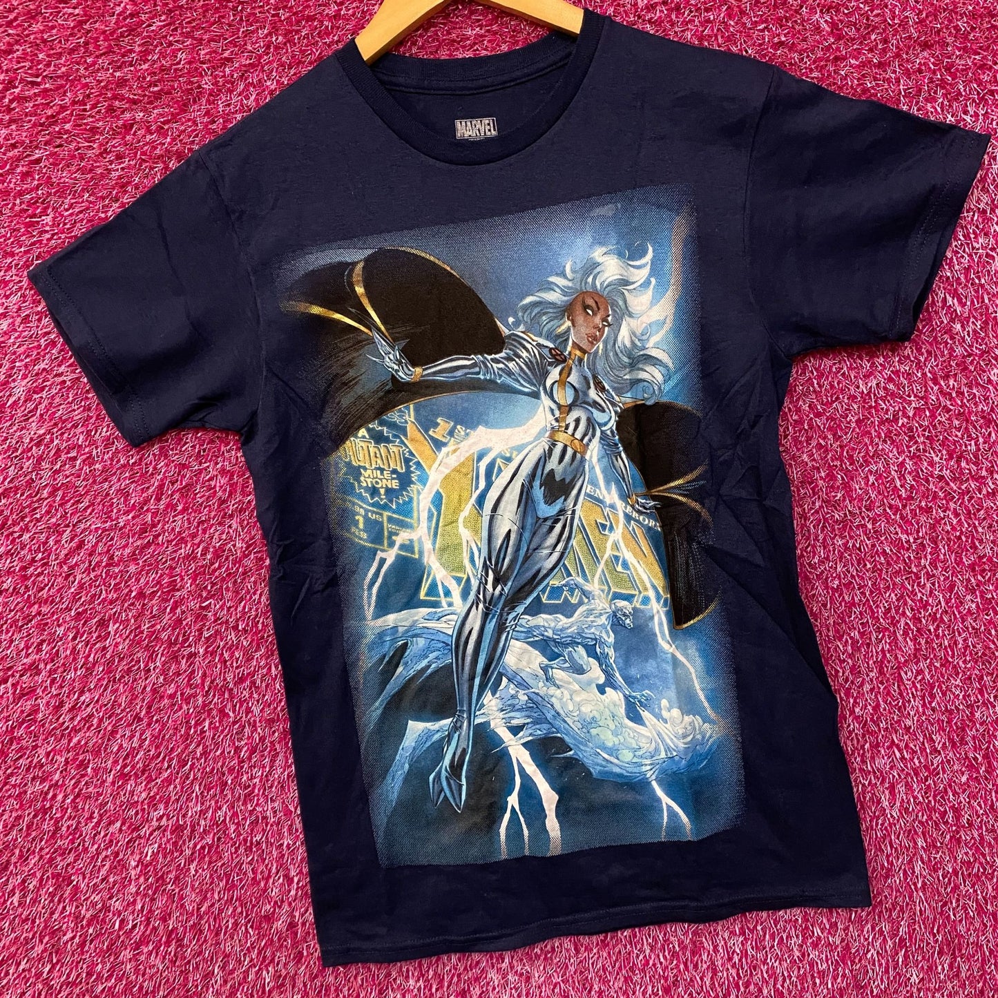 X-Men Uncanny Storm And Ice Man Marvel Comics T Shirt Small