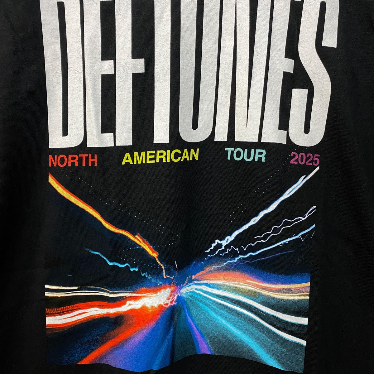 Deftones 2025 North American Tour 2025 Nu Metal T-Shirt Medium