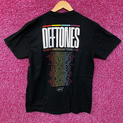 Deftones 2025 North American Tour 2025 Nu Metal T-Shirt Medium