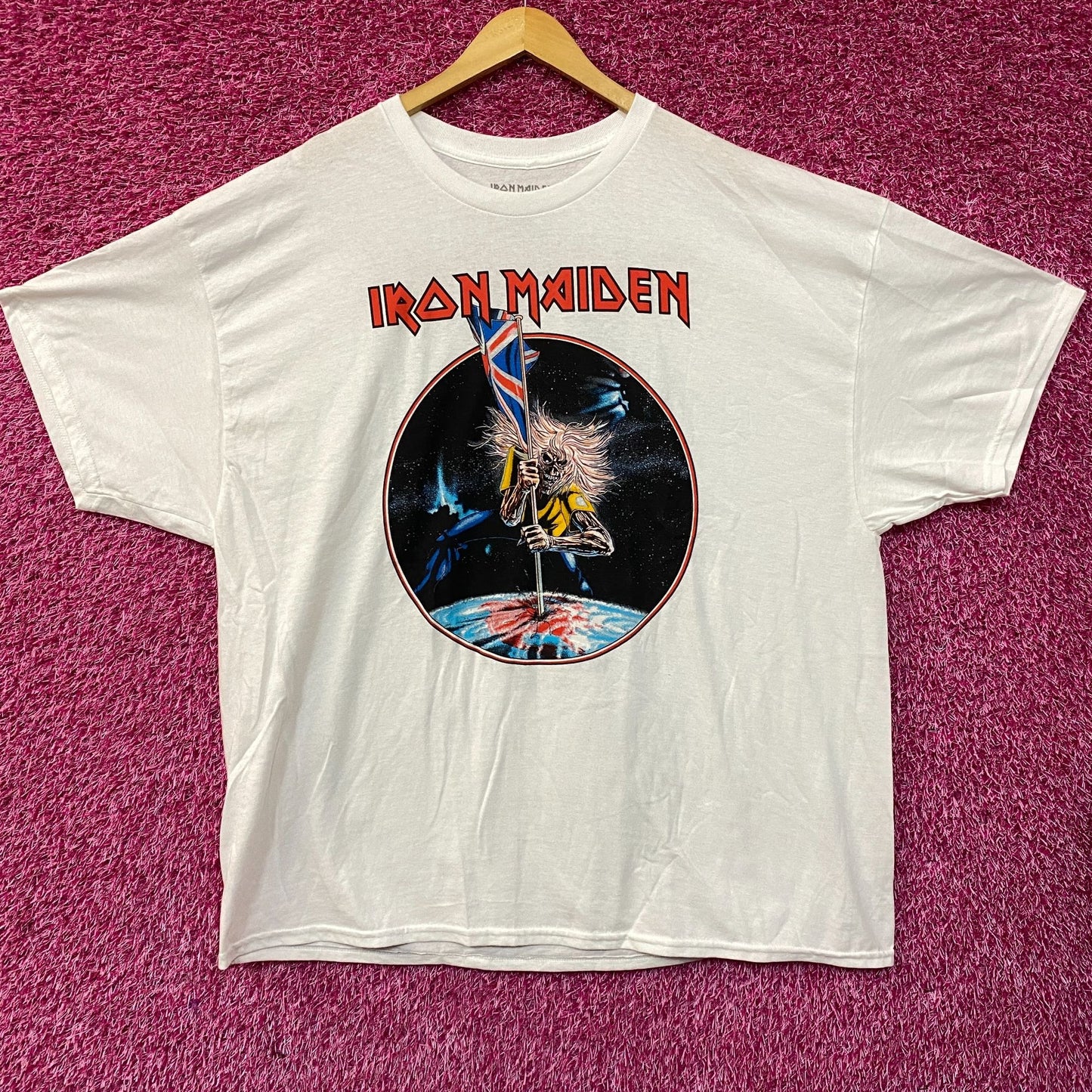 Iron Maiden The Beast on the Road Heavy Metal Band T-Shirt 2XL