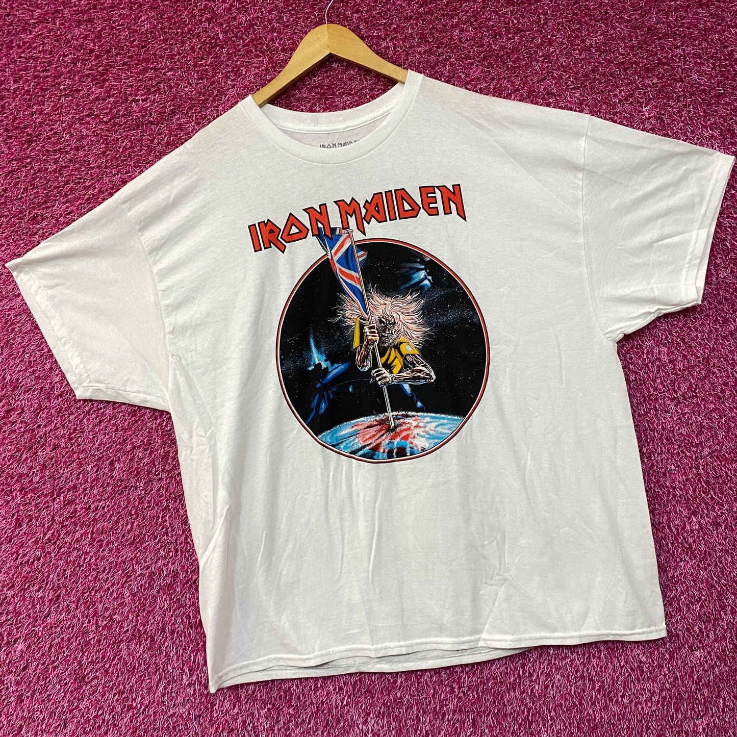 Iron Maiden The Beast on the Road Heavy Metal Band T-Shirt 2XL