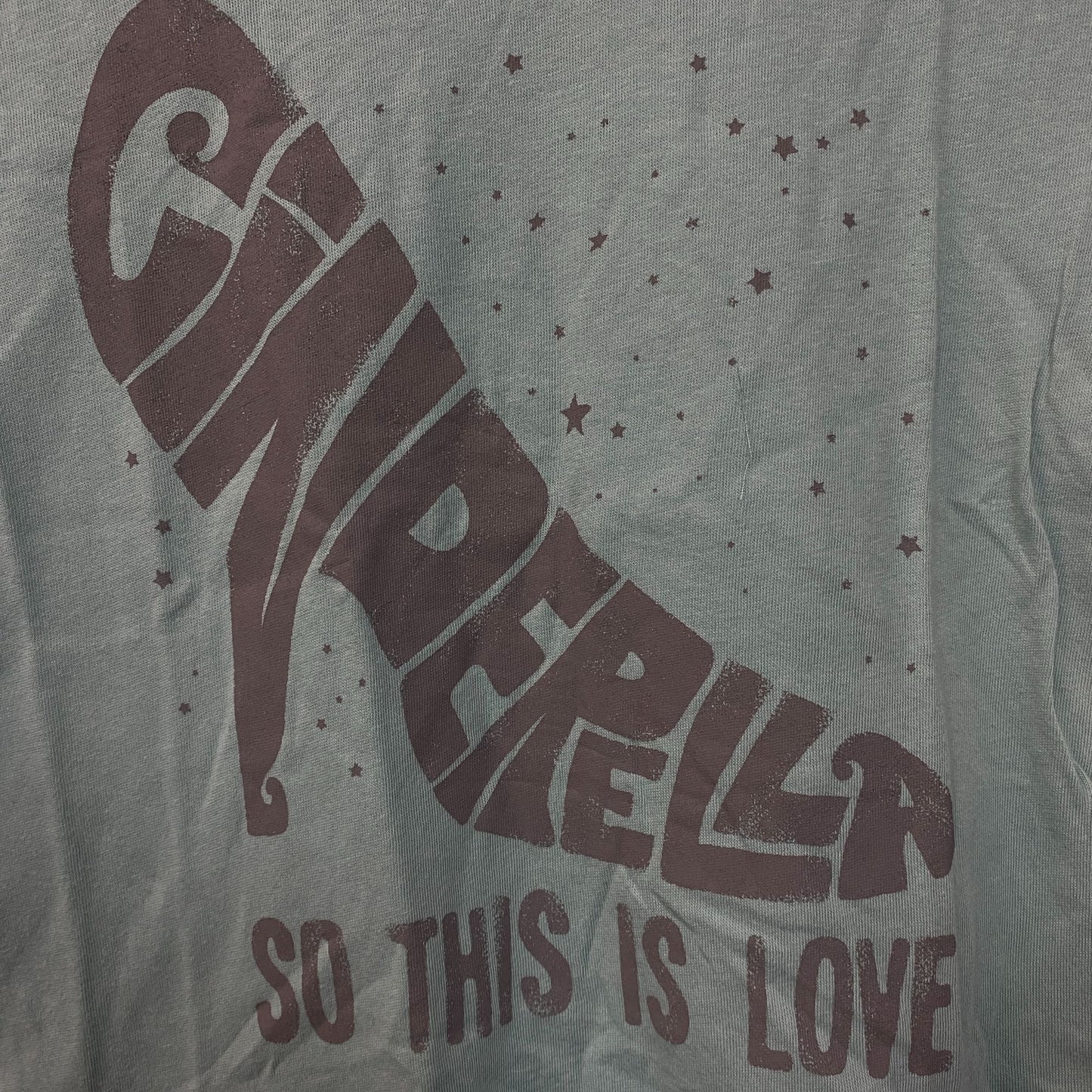So this is Love Cinderella Glass SLipper Tshirt size XS