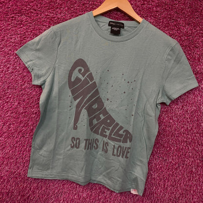 So this is Love Cinderella Glass SLipper Tshirt size XS