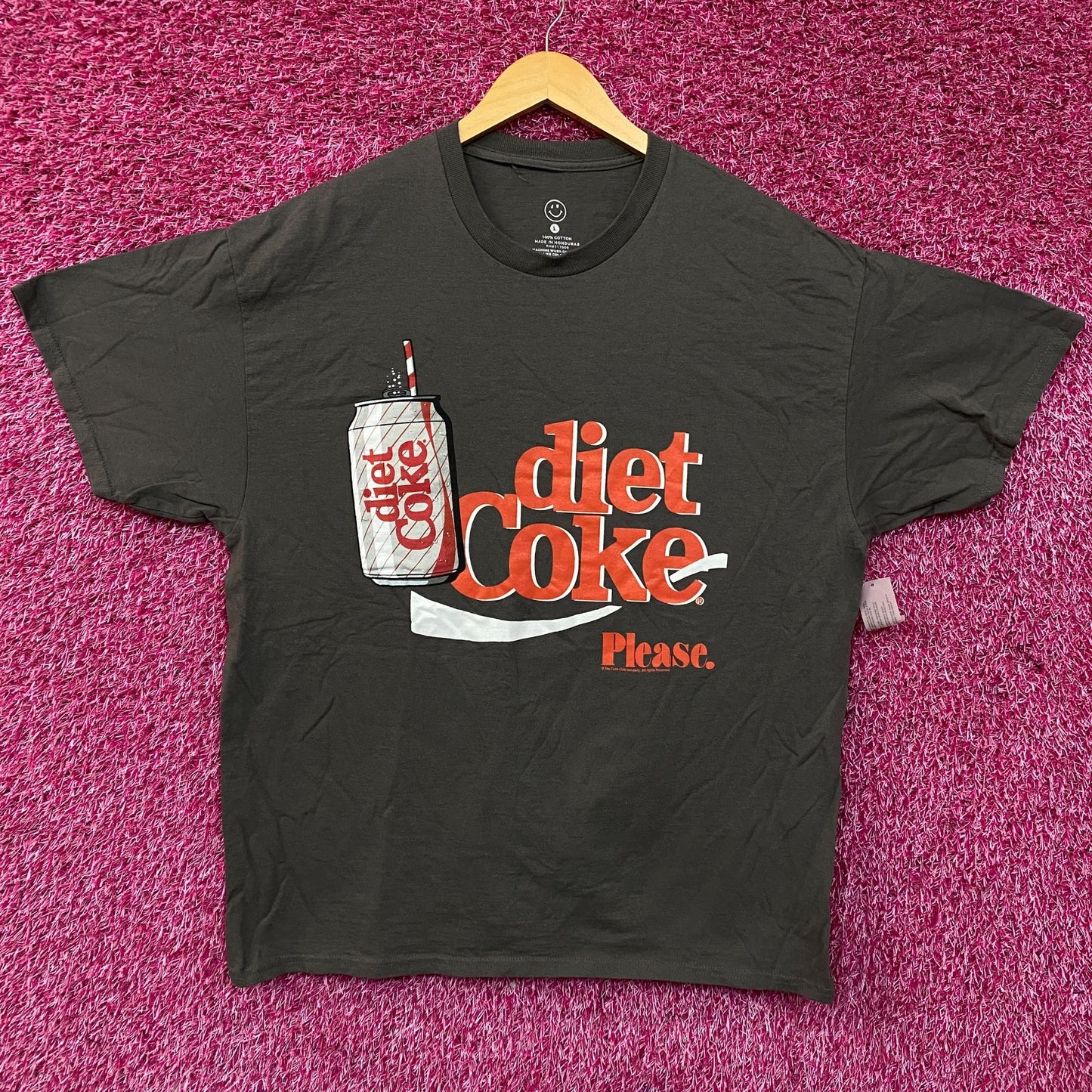 Coca-Cola Diet Coke Please Graphic T-Shirt Large