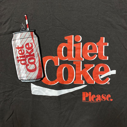 Coca-Cola Diet Coke Please Graphic T-Shirt Large