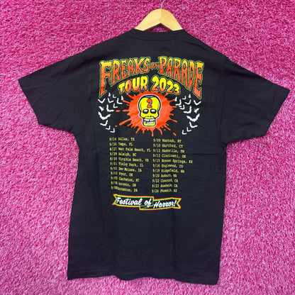 Rob Zombie Freaks on Parade Tour Industrial Rock Band Tee M