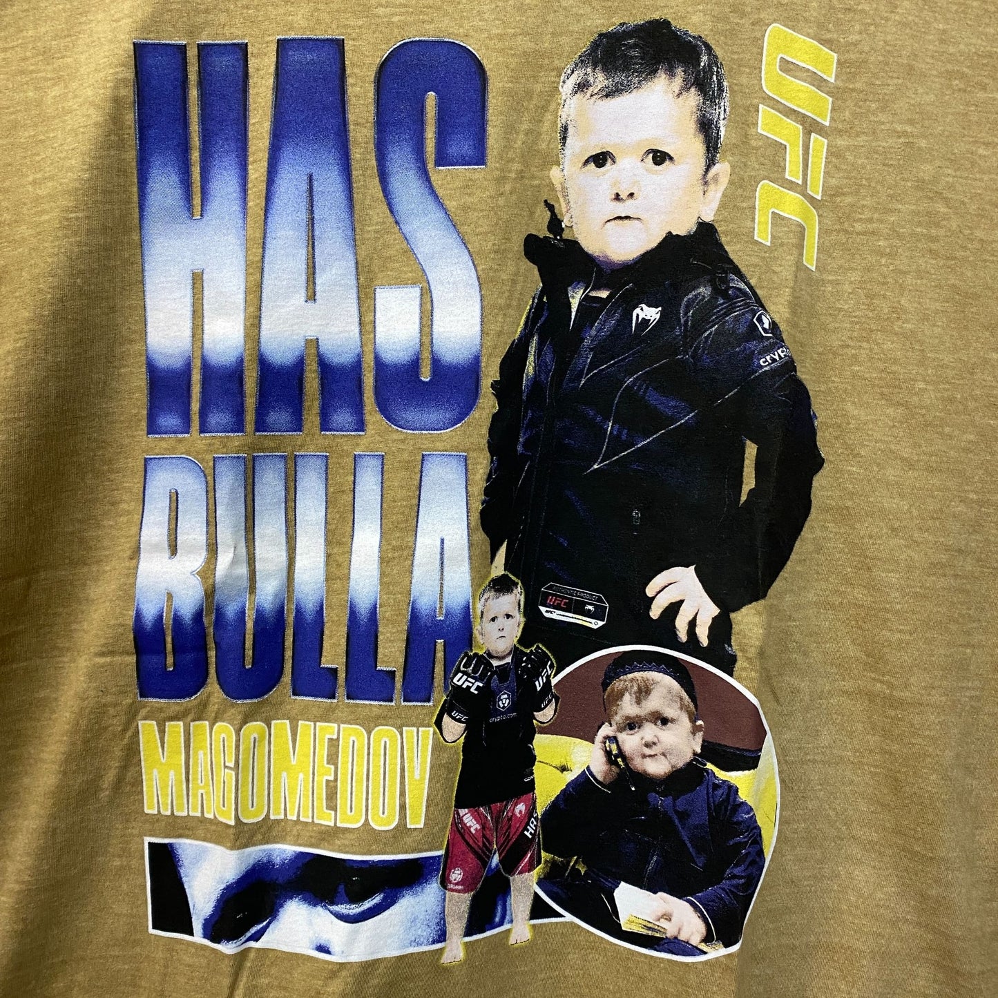 UFC Has Bulla Magomedov Tan T-Shirt XL