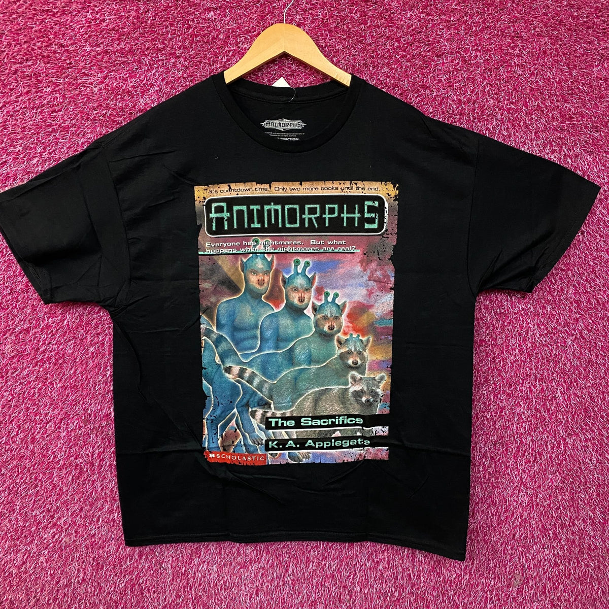 Animorphs The Sacrifice Book Cover Graphic T-Shirt XL
