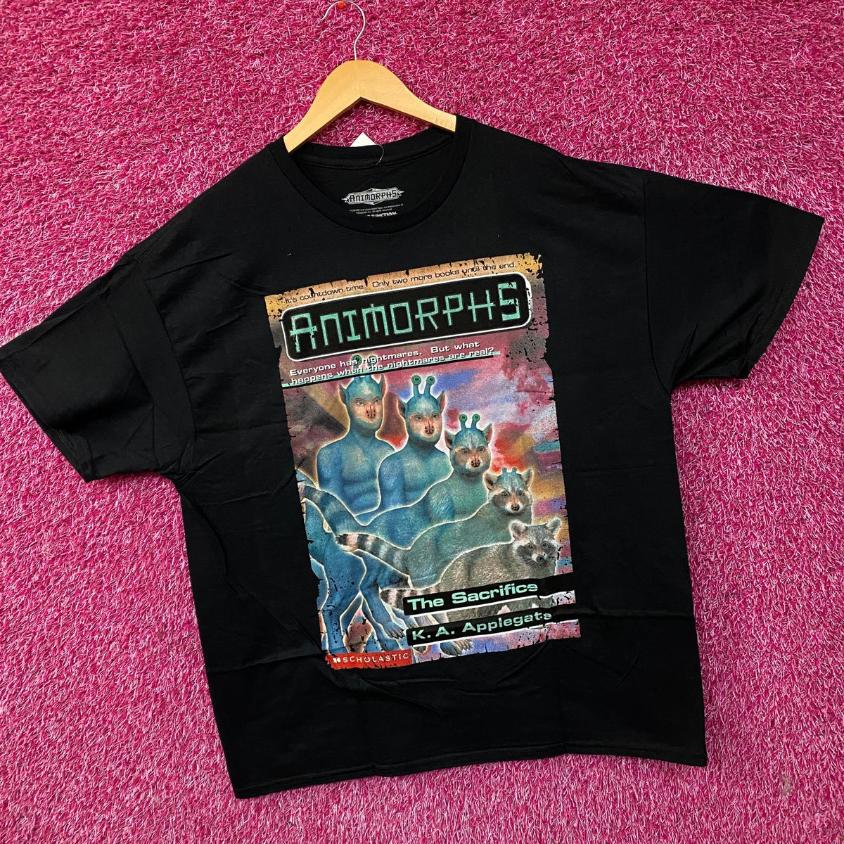Animorphs The Sacrifice Book Cover Graphic T-Shirt XL