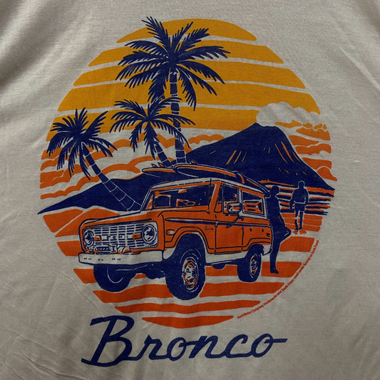 Junk Food Clothing Ford Bronco Sunset Graphic Tissue Crop Tank XS