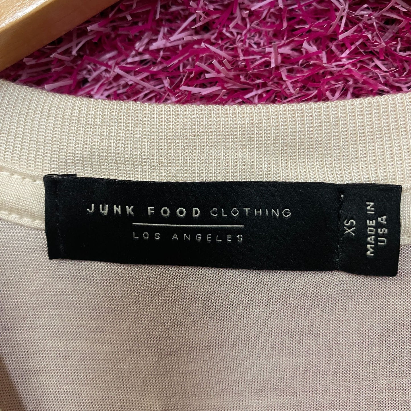 Junk Food Clothing Ford Bronco Sunset Graphic Tissue Crop Tank XS