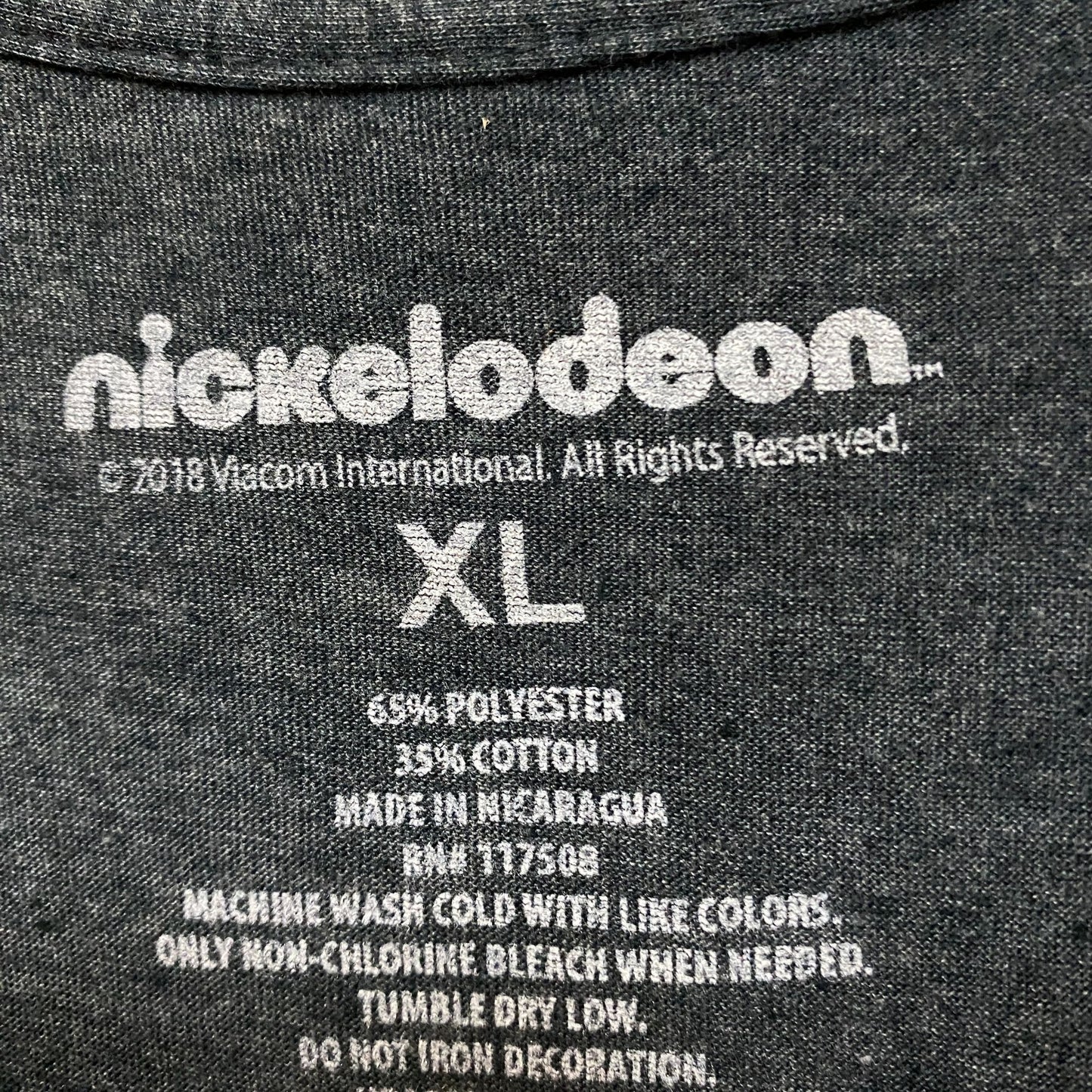 Nickelodeon Christmas Best Of Grey Tshirt size Extra Large
