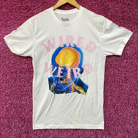 Wired Weird Graphic Design T-Shirt Small