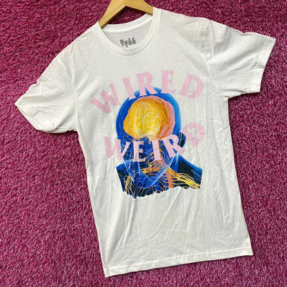 Wired Weird Graphic Design T-Shirt Small