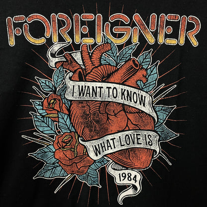 Foreigner Agent Provocateur I Wanna Know What Love Is T-Shirt Large