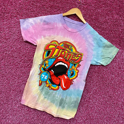 The Rolling Stones 72 Pastel Rock Tshirt size Small