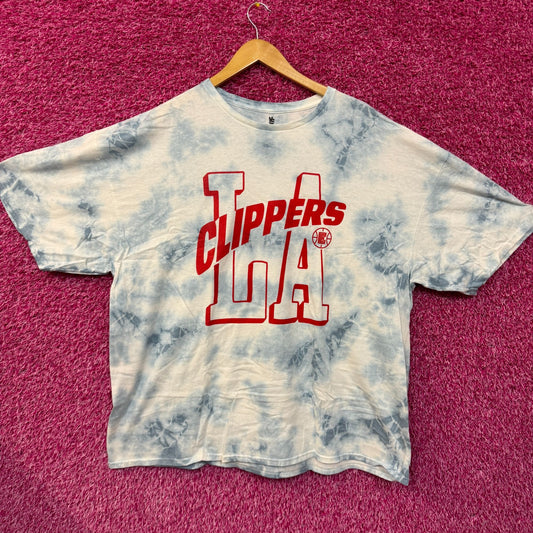 Los Angeles Clippers NBA Hardwood Team Tie Dye T-shirt 2XL