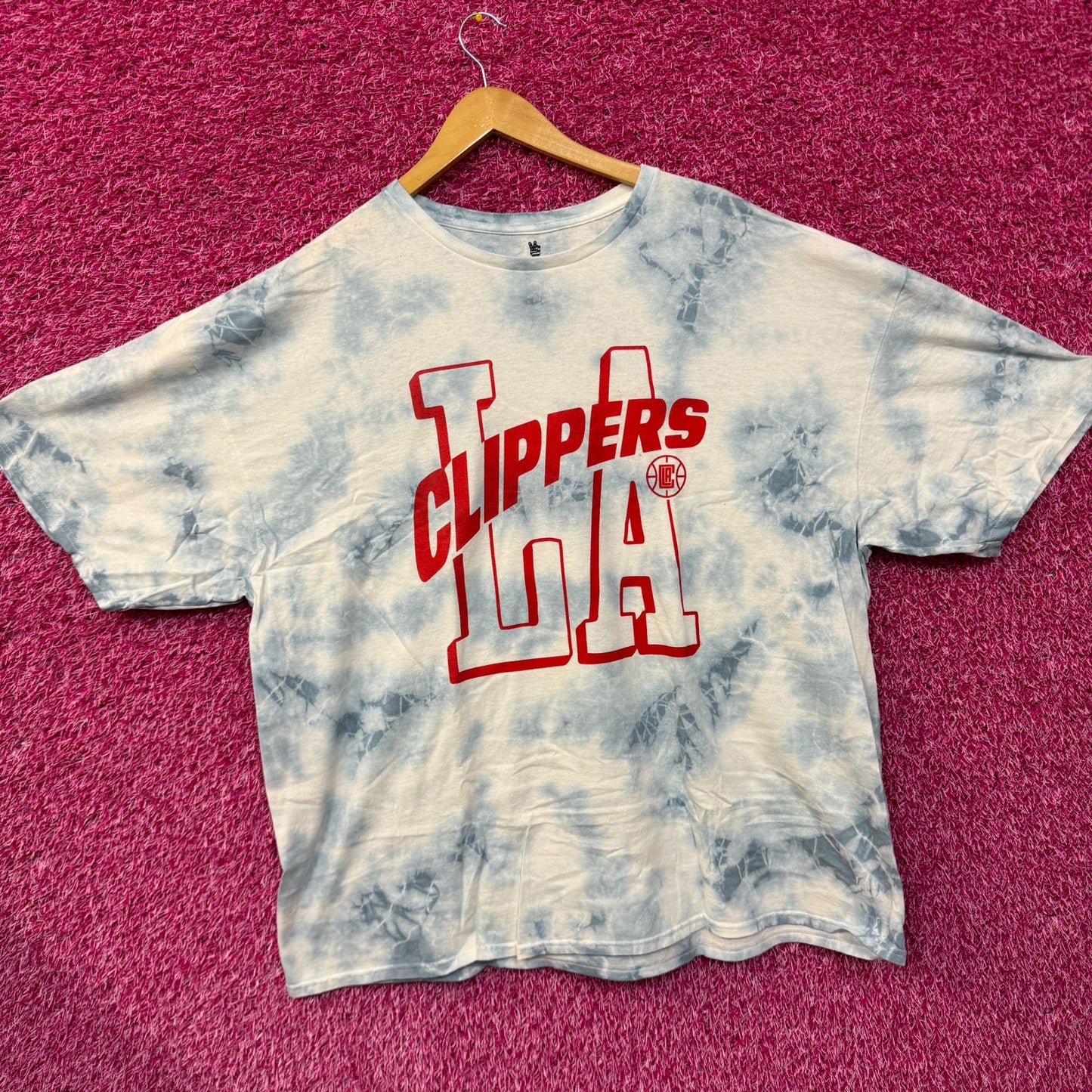 Los Angeles Clippers NBA Hardwood Team Tie Dye T-shirt 2XL