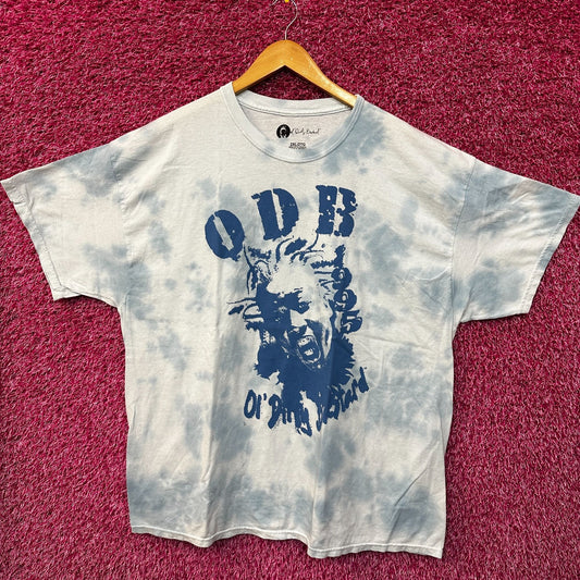Wutang Clan Ol Dirty Bastard Blue Tie Dye Rap Tshirt size 2x