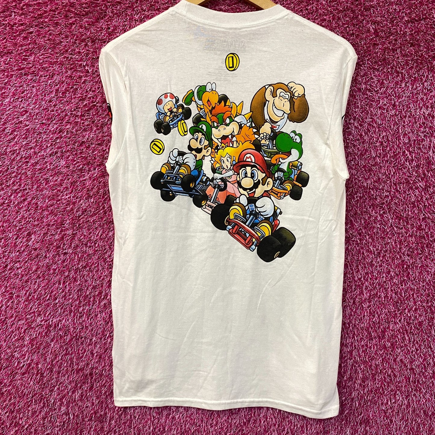 Super Nintendo Super Mario Kart Retro Game Long Sleeve T-Shirt Small