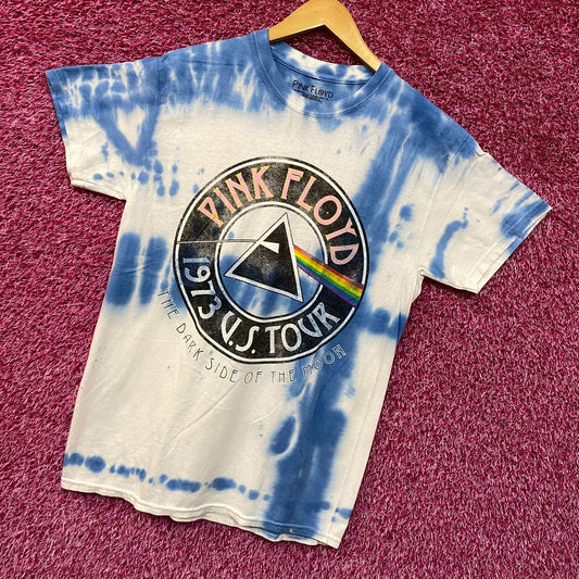 Pink Floyd 1973 US Tour Tie Dye Rock Tshirt size Medium