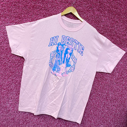Bratz Hi Bestie Pink Tshirt size Extra Large