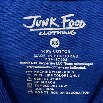 Junk Food Clothing NFL Buffalo Bills Checkdown Flea Market Tee XS