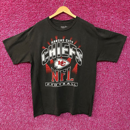 Junk Food Clothing NFL Kansas City Chiefs Football Chrome Flea Market Tee Medium
