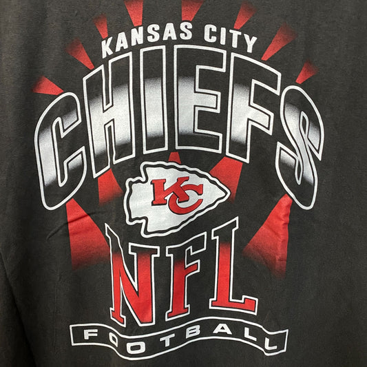 Junk Food Clothing NFL Kansas City Chiefs Football Chrome Flea Market Tee Medium