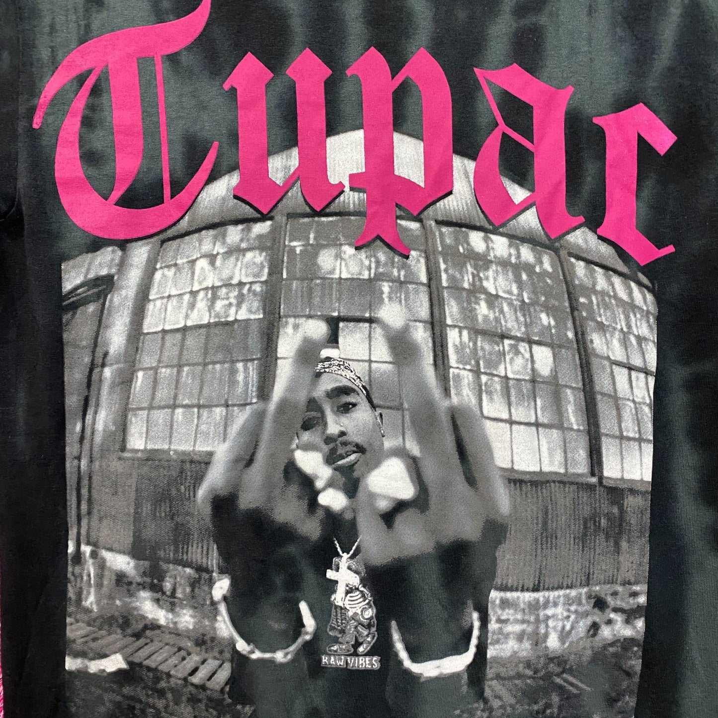 Tupac Hip-Hop Tie-Dye T-Shirt Extra Small