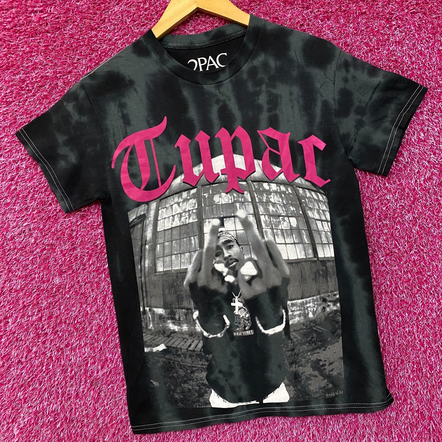 Tupac Hip-Hop Tie-Dye T-Shirt Extra Small