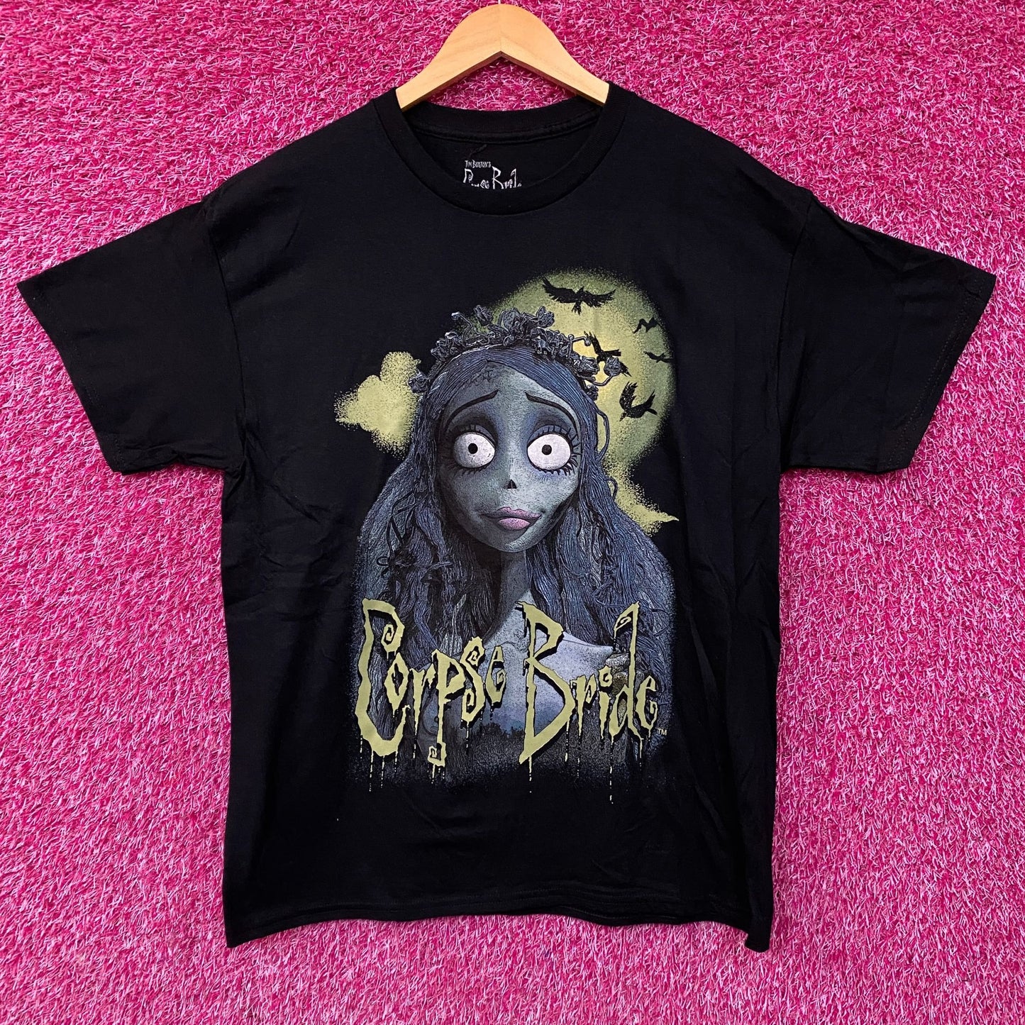 Tim Burton Corpse Bride Emily Graphic Tee Large