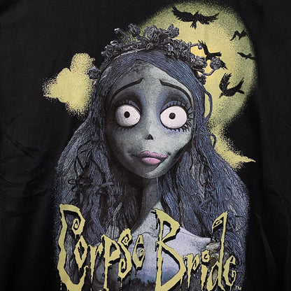 Tim Burton Corpse Bride Emily Graphic Tee Large