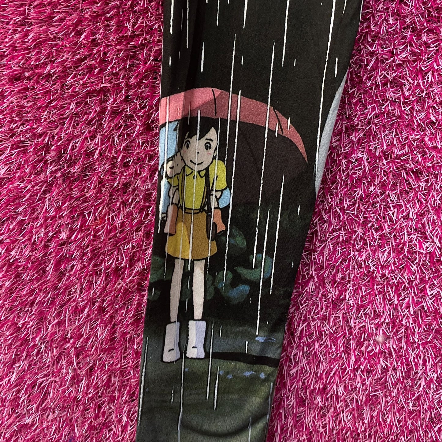 Studio Ghibli My Neighbor Totoro Rain Leggings Small