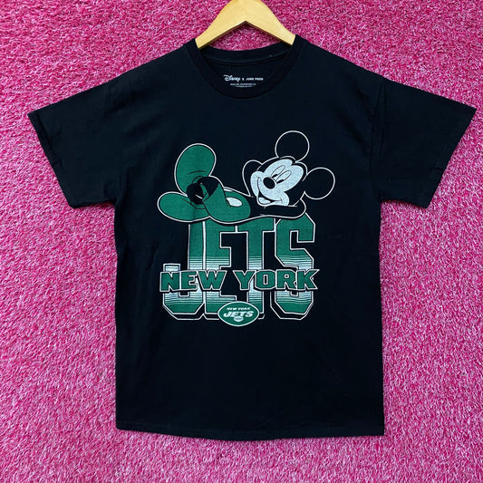 Junk Food x NFL Disney Mickey Mouse Kick Back New York Jets Shirt Small