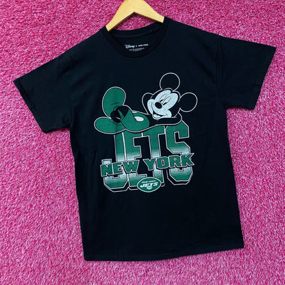 Junk Food x NFL Disney Mickey Mouse Kick Back New York Jets Shirt Small