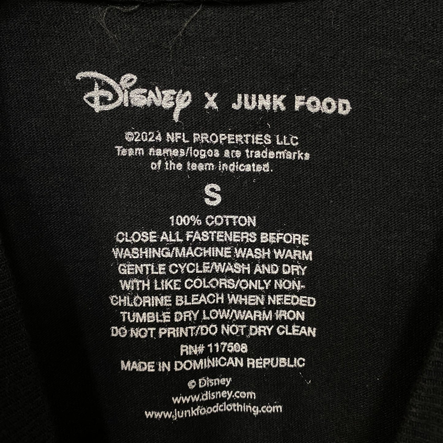 Junk Food x NFL Disney Mickey Mouse Kick Back New York Jets Shirt Small
