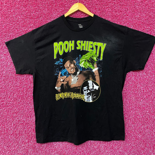 Pooh Shiesty Official Merch Highest Shooter T-shirt XL