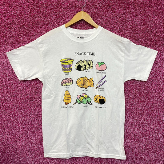 Snack Time Japanese Street Food Promo Black Matter Tee L