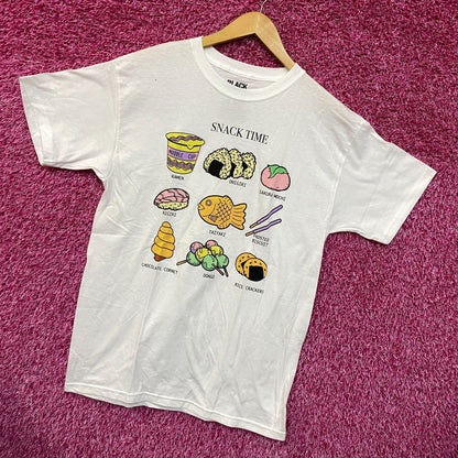 Snack Time Japanese Street Food Promo Black Matter Tee L
