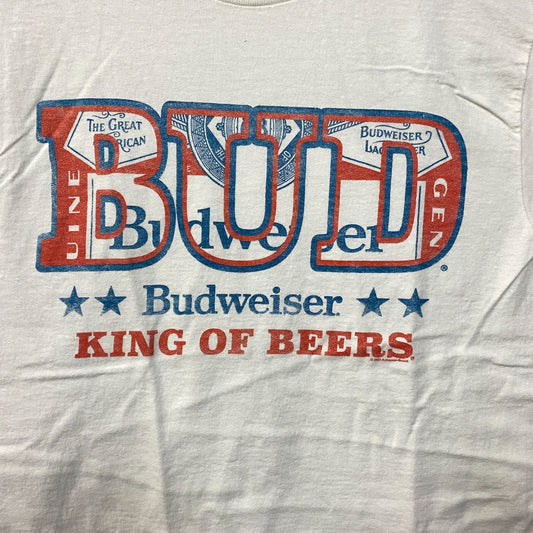Junk Food Budweiser King of Beers Flea Market Tee XS