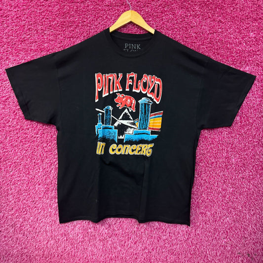 Pink Floyd Animals In Concert Psychedelic Rock Band Tee 2XL