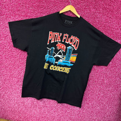 Pink Floyd Animals In Concert Psychedelic Rock Band Tee 2XL