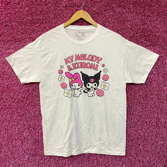 My melody x Kuromi white Tshirt size medium