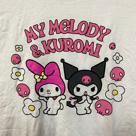 My melody x Kuromi white Tshirt size medium