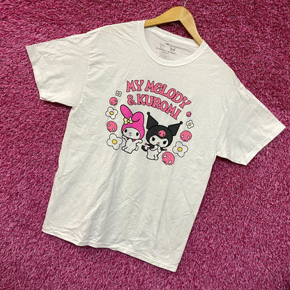 My melody x Kuromi white Tshirt size medium