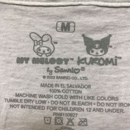 My melody x Kuromi white Tshirt size medium