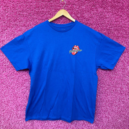 The Rolling Stones Hot Lips 1978 Live in Concert Band Tee XL